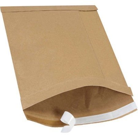 THE PACKAGING WHOLESALERS Self Seal Padded Mailers, #4, 9-1/2"W x 14-1/2"L, Kraft, 100/Pack ENVB807SS